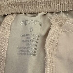 Apana Beige Elastic Waistband